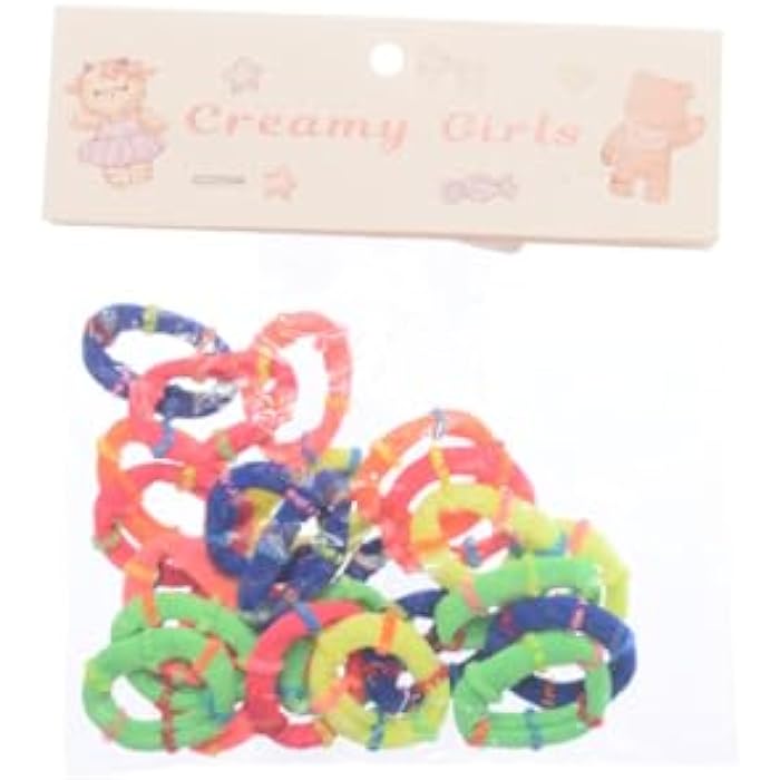Daphane Elastic Hair Ties For Girls Set - Multicolor - 1547 - Image 1